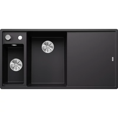 BLANCO AXIA III 6 S bal fekete üveg tart.