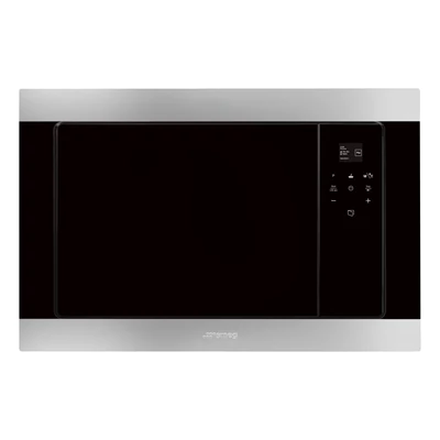 SMEG MIKROHULLÁMÚ SÜTŐ, Classic design, beépíthető, 20 liter, inox