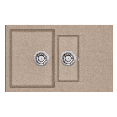 EVIDO Cubo 6S compact gránit mosogató800x500 avena