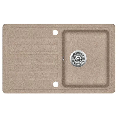 EVIDO Home 45S gránit mosogató, 765 x 460mm, avena