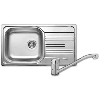 LIVINOX EC-198 rozsdamentes mosogató, EVIDO SMART csapteleppel