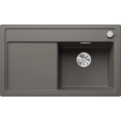 BLANCO ZENAR 45S jobb vulkánszürke tart.nélk., exc.