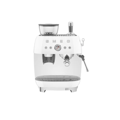 SMEG ŐRLŐVEL KOMBINÁLT ESPRESSO KÁVÉFŐZŐ, fehér