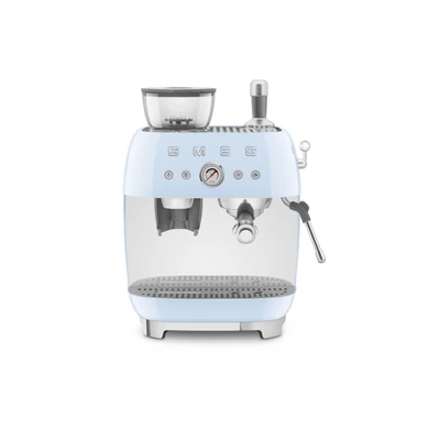 SMEG ŐRLŐVEL KOMBINÁLT ESPRESSO KÁVÉFŐZŐ, világoskék