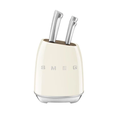 SMEG KÉS KÉSZLET, retro, bézs