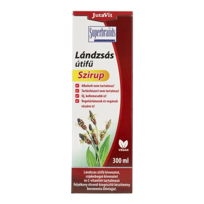JUTAVIT LÁNDZSÁS ÚTIFŰ SZIRUP 250+50ML
