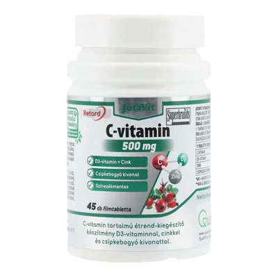 JUTAVIT C-VITAMIN+D3 500 MG TABL. 45DB