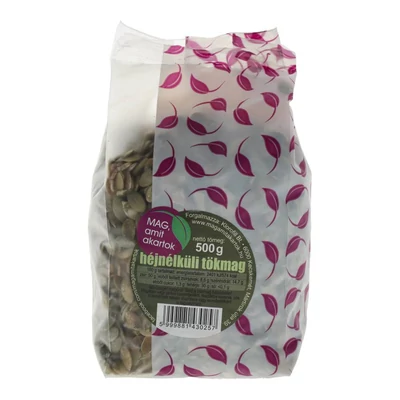 KLOROFILL HÉJNÉLKÜLI TÖKMAG 500G
