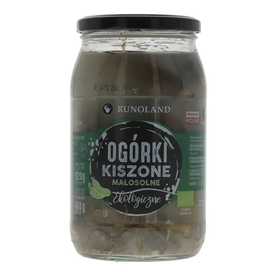RUNOLAND BIO KOVÁSZOS UBORKA 830G
