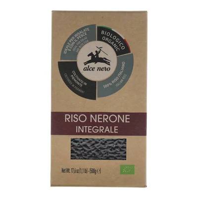 ALCE NERO BIO FEKETE RIZS 500G
