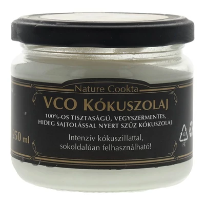 NATURE COOKTA VCO KÓKUSZOLAJ 250ML