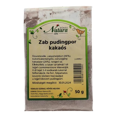 NATURA ZAB PUDINGPOR KAKAÓS 50G