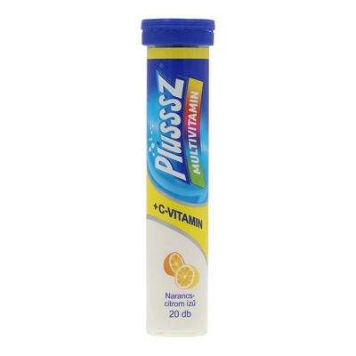 PLUSSSZ MULTIVITAMIN+C-VITAMIN 86G
