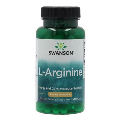 SWANSON L-ARGININE 500MG KAPSZ. 100DB