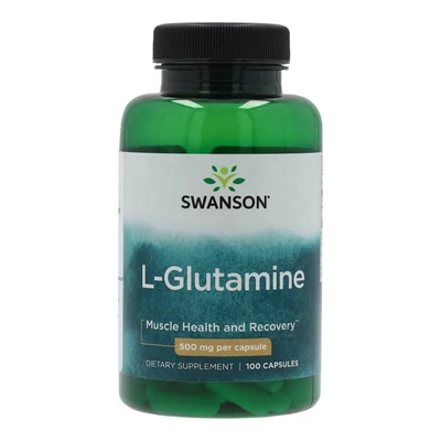 SWANSON L-GLUTAMINE 500MG KAPSZ. 100DB