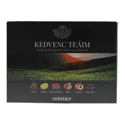 HERBÁRIA KEDVENC TEÁIM FEKETE TEA 6X5DB