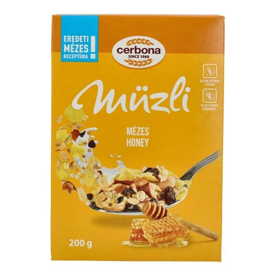 CERBONA MÜZLI MÉZES 200G