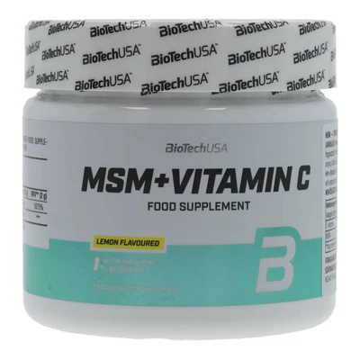 BIOTECH MSM + VITAMIN C CITROM 150G