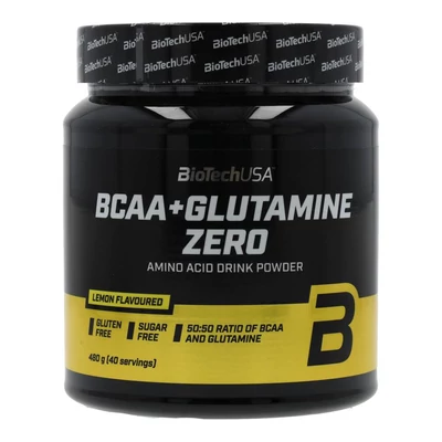 BIOTECH BCAA+GLUTAMINE ZERO CITROM 480G