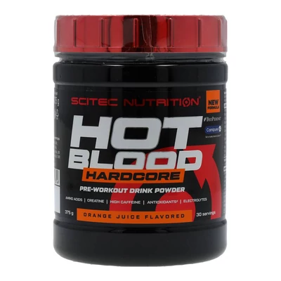 SCITEC HOT BLOOD HARDCORE POR NAR. 375G