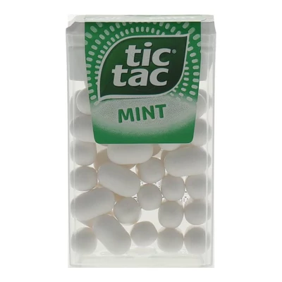 TIC TAC CUKORKADRAZSÉ MENTOL 18G