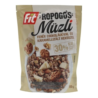 FIT ROPOGÓS MÜZLI FEHÉR CSOKI-KEKSZ 200G