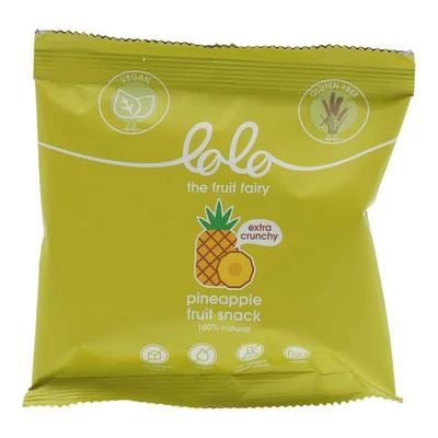 LOLO SNACK SZÁRÍTOTT ANANÁSZ 25G