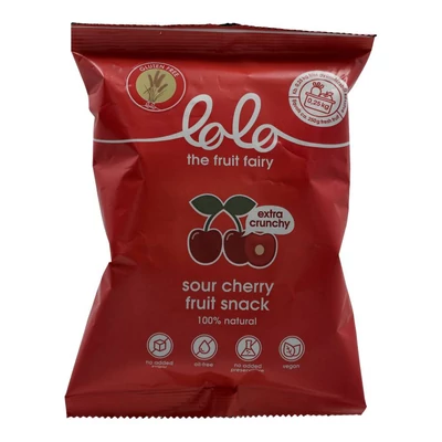 LOLO SNACK SZÁRÍTOTT MEGGY 25G