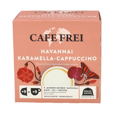 CAFE FREI DOL.G. KÁVÉKAPSZ. KARAM.-CAP.