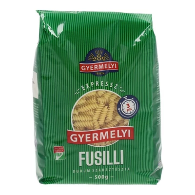 GYERMELYI EXPRESSZ TÉSZTA FUSILLI 500G