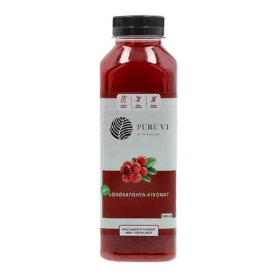 PURE VI KIVONAT VÖRÖSÁFONYA 500ML
