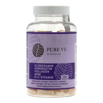 PURE VI GLÜKOZAMIN-KONDROITIN-MSM 90DB
