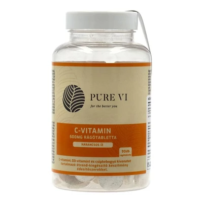 PURE VI C-VITAMIN NARANCS TABLETTA 90DB