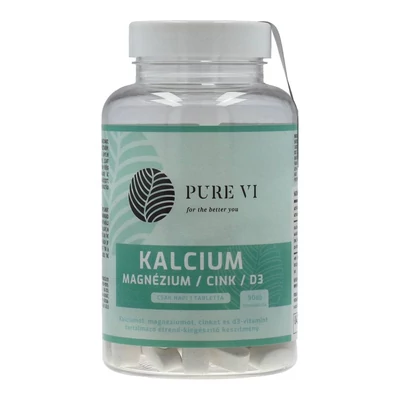 PURE VI KALCIUM-MAGNÉZIUM-CINK-D3 90DB