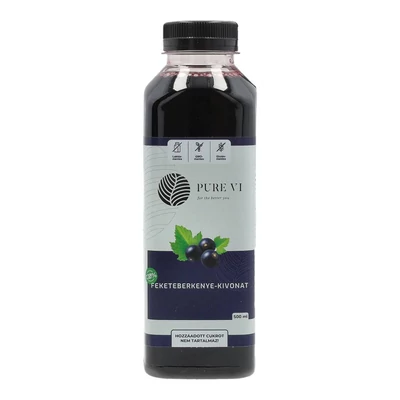 PURE VI KIVONAT FEKETEBERKENYE 500ML
