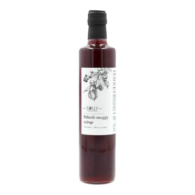 FOLLY SZIRUP RIBIZLI MEGGY 500ML DRS
