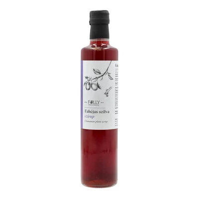 FOLLY SZIRUP FAHÉJAS SZILVA 500ML DRS