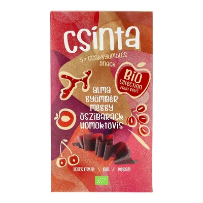 CSINTA GYÜMÖLCS SNACK BIO SELECTION 60G