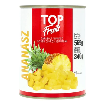TOP FRUITS ANANÁSZ DARABOLT 565G