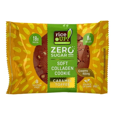 RICE UP PROTEIN KEKSZ KARAMELL ZERO GM