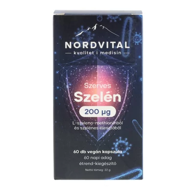 NORDVITAL SZELÉN VEG.KAPSZULA 60DB