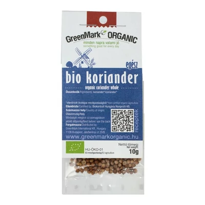 GREENMARK BIO KORIANDER EGÉSZ 10G