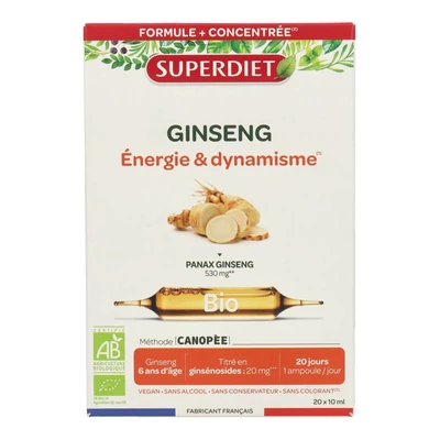 SUPERDIET AMPULLA GINSENG ENERGIASZINT