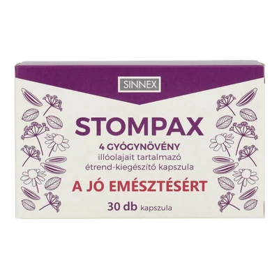 SINNEX STOMPAX EMÉSZTÉST SEGÍTŐ KAPSZULA