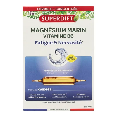 SUPERDIET AMPULLA MAGNÉZIUM B6-VITAMIN