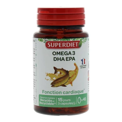 SUPERDIET KAPSZULA OMEGA 3 DHA EPA SZÍV