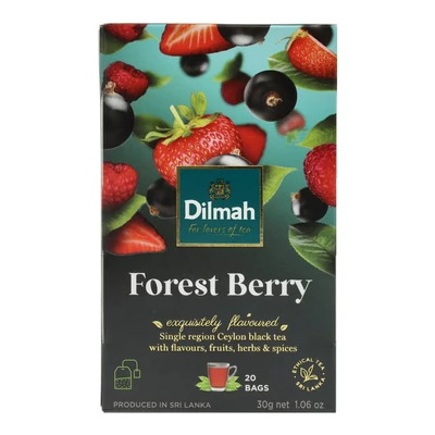 DILMAH FEKETE TEA ERDEI GYÜMÖLCS 20DB