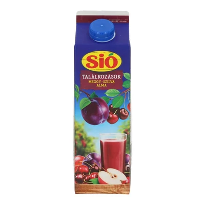 SIÓ GYÜMÖLCSITAL SZIL.-ALMA-MEGGY 1000ML