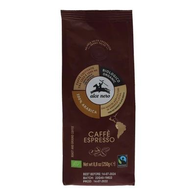 ALCE NERO BIO ARABICA ESZPRESSZÓ KÁVÉ