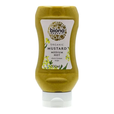 BIONA BIO MUSTÁR KÖZEPESN ERŐS 300ML